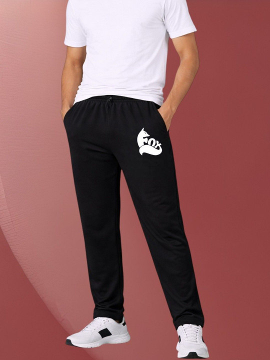 Moda Rapido Men Regular Fit Brand Logo Dry Fit Track Pants