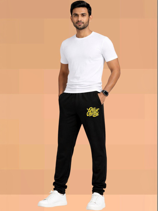 Moda Rapido Men Regular Fit Typography Joggers