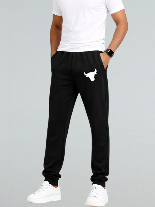 Moda Rapido Men Regular Fit Graphic Print Track Pants