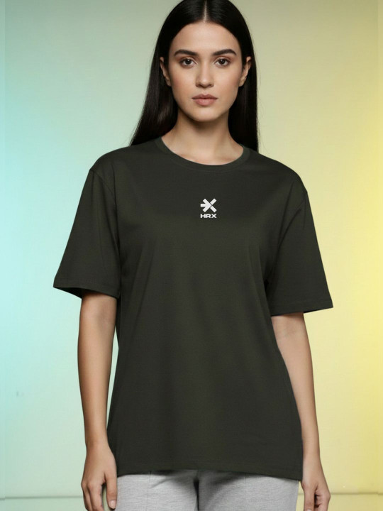 HRX by Hrithik Roshan Women Brand Logo Printed 1 T-shirt