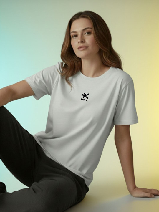 HRX by Hrithik Roshan Women Brand Logo 1 T-shirt