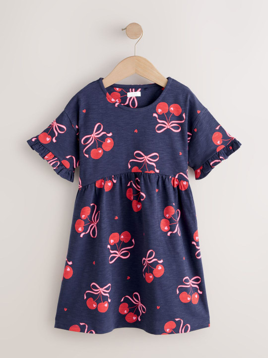 NEXT Girls Print Pure Cotton Dress