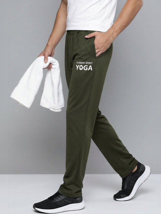 HUMAN SPIRIT Men Typography Printed Track Pants