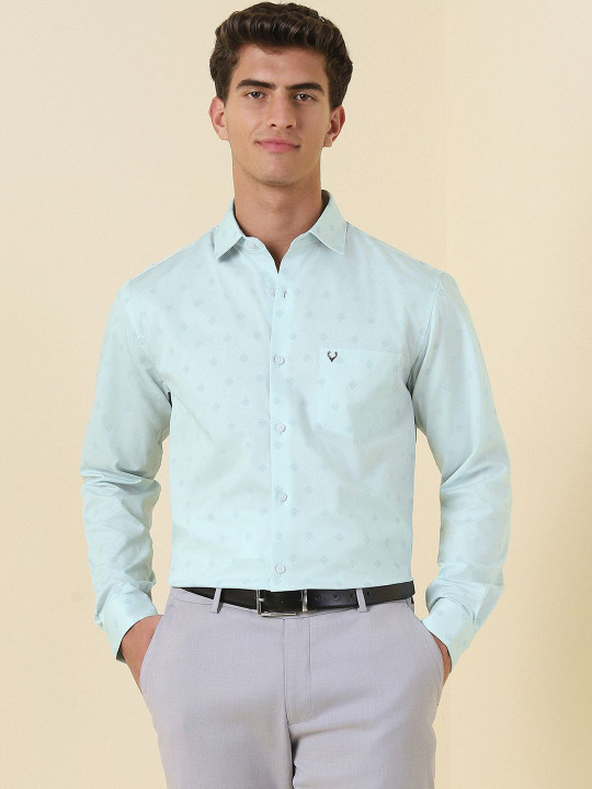 Allen Solly Men Slim Fit Printed Formal Shirt