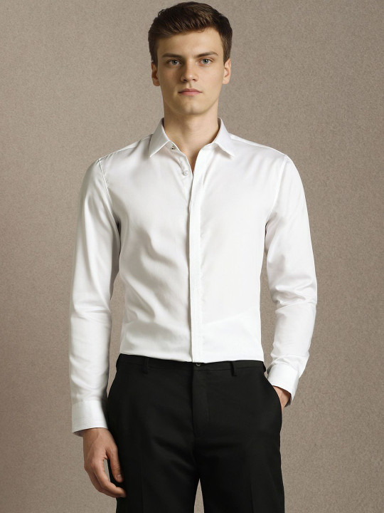 Louis Philippe Men Slim Fit Formal Shirt