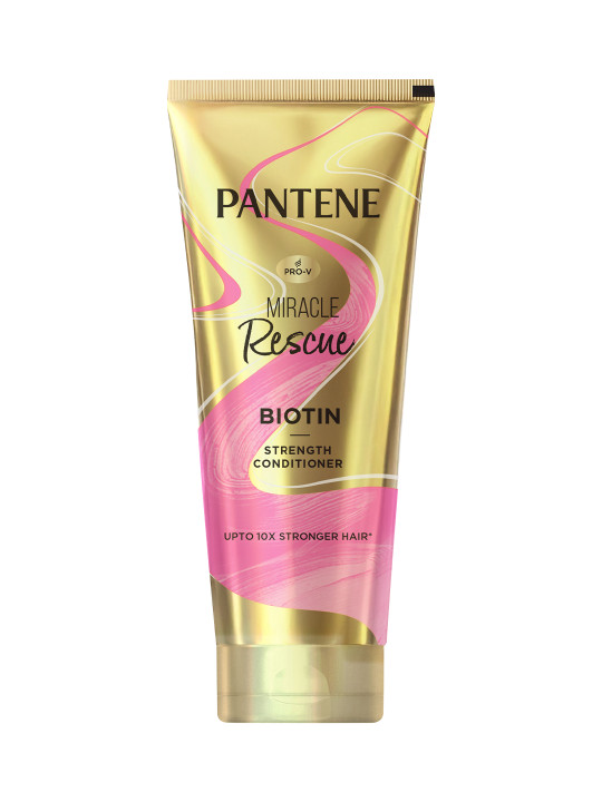 Pantene Miracle Rescue Biotin Strength Conditioner for Smooth & Strong Hair - 80 ml