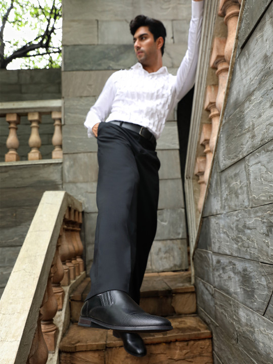 THOMAS CRICK Men Leather Formal Slip-Ons