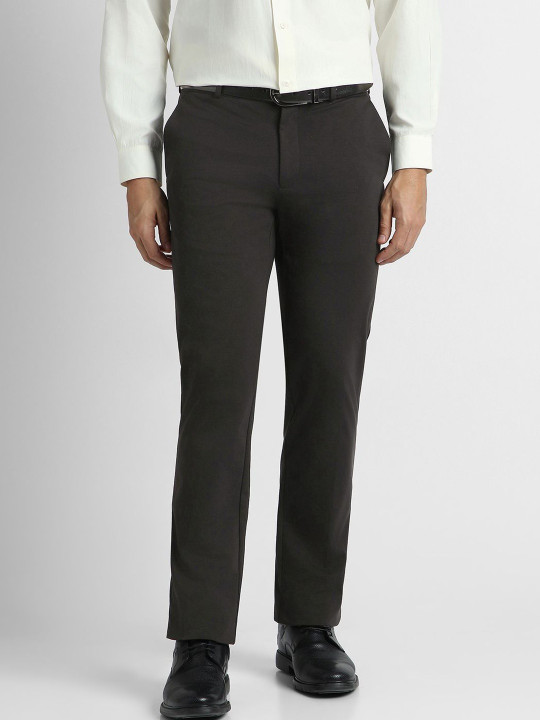 V Dot Men Slim Fit Trousers