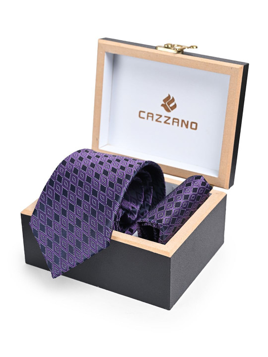 Cazzano Men Printed Skinny Tie