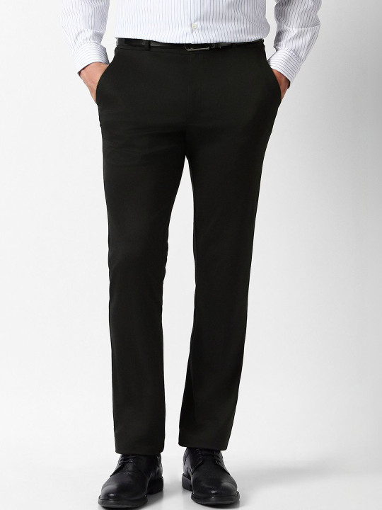 V Dot Men Slim Fit Trousers