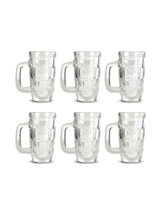 SKWAION Transparent Solid Glass Transparent Mugs Set of Cups and Mugs