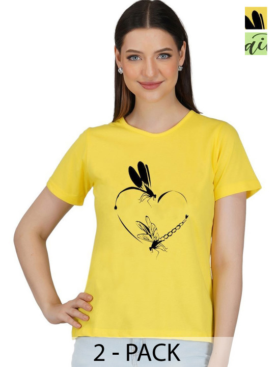 BASE 41 Women Typography Printed T-shirt