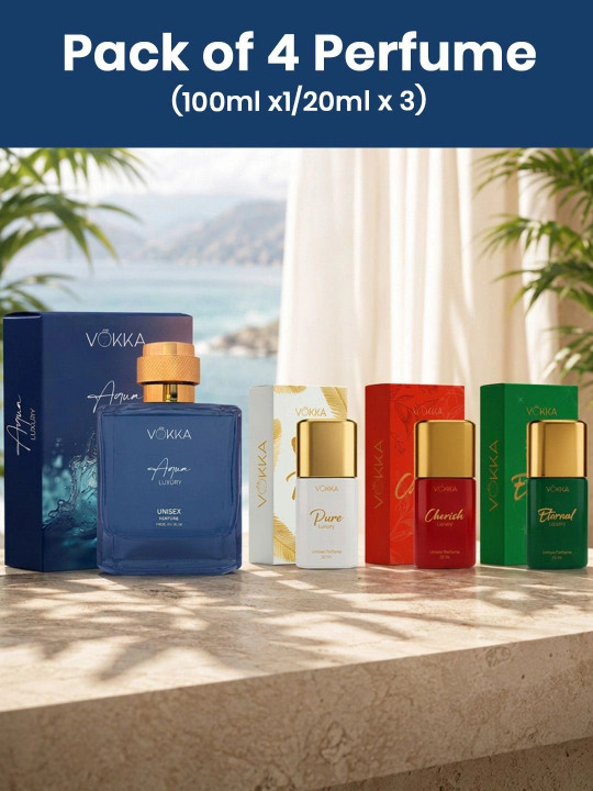 4Pc Combo Aqua & Cherish EDP