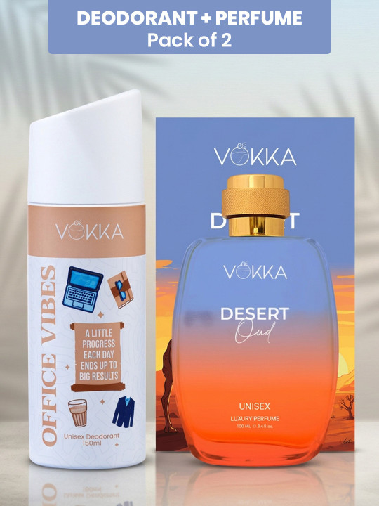 2 Pcs Perfume With Deodorant