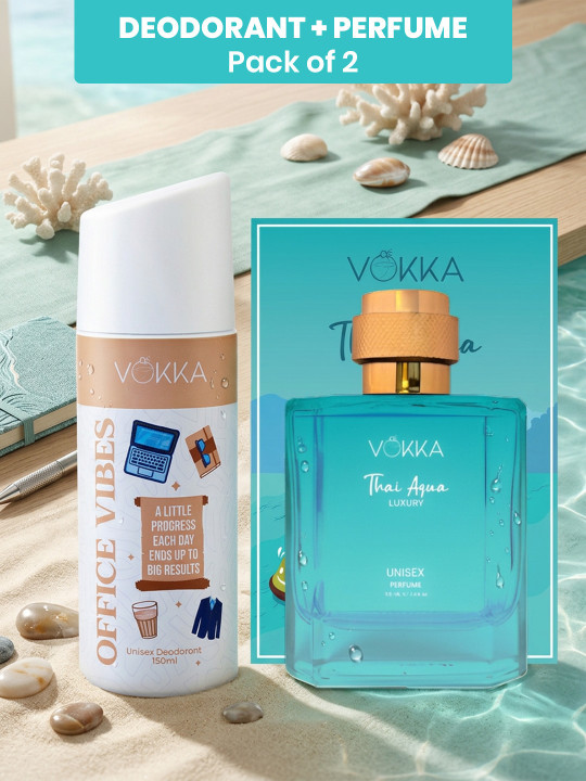 2 Pcs Perfume With Deodorant