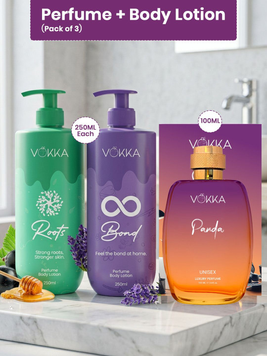 3-Pcs Perfume & Body Lotion