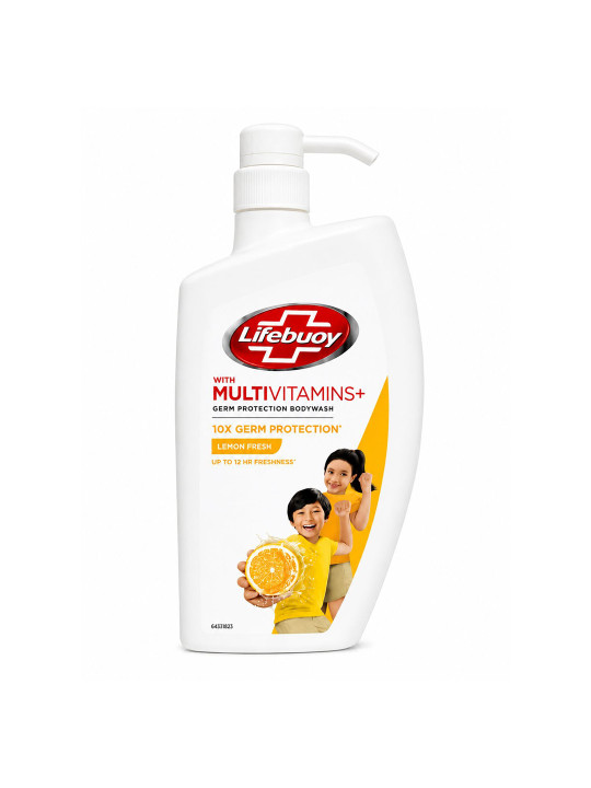 Lifebuoy - Lemon Fresh Anti-Bacterial Body Wash with Activ Silver Formula - 1 L