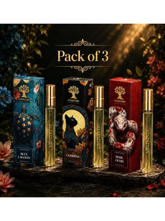 3Pcs Eau De Parfum -12 ml Each
