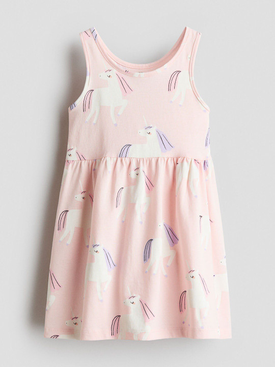 H&M Patterned Cotton Dress