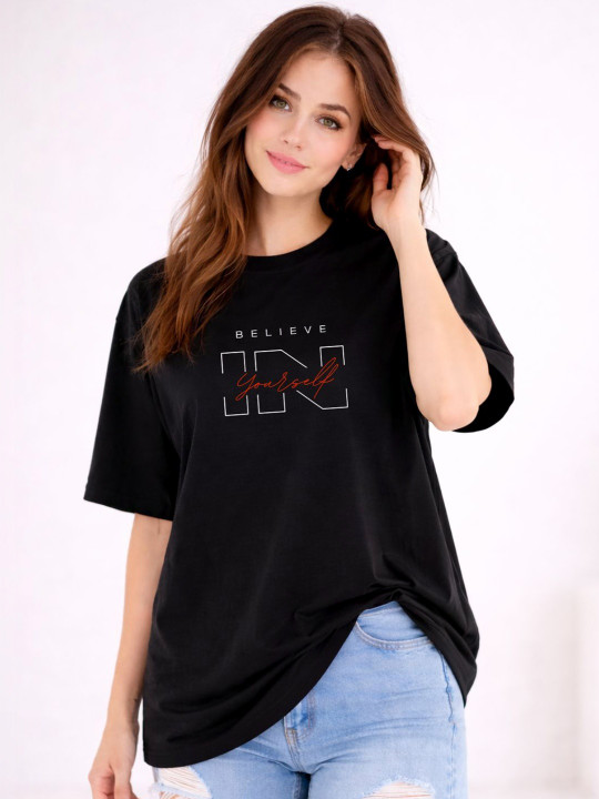 Slenor Women Printed T-shirt