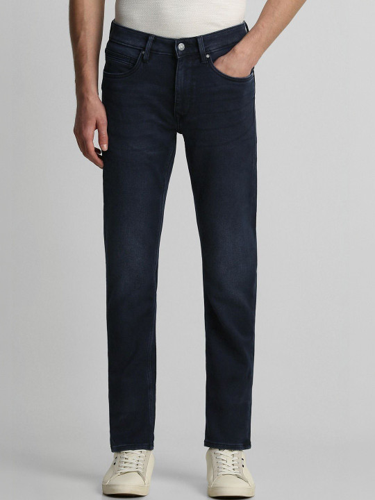 Louis Philippe Jeans Men Navy Mid Slim Fit Jeans