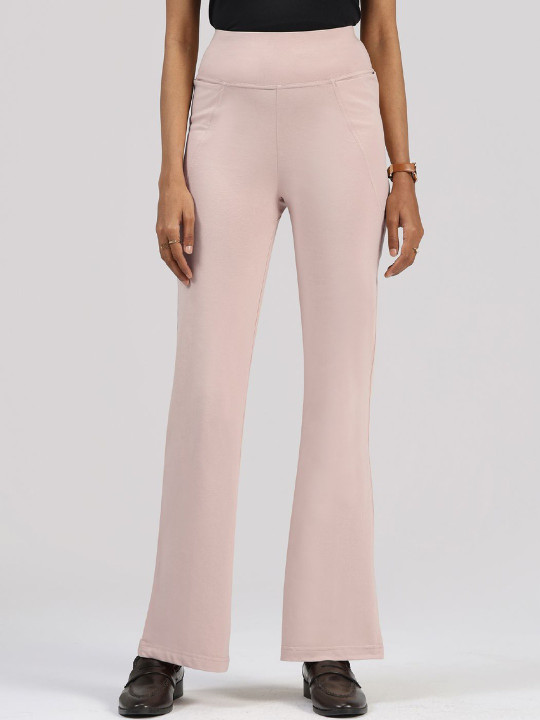 Blissclub Am Pm Cotton Flare Pants Cotton Trousers