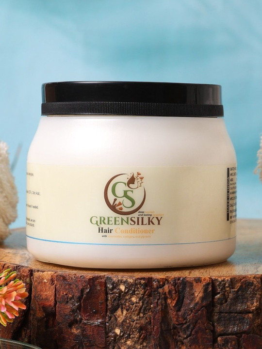 GS GREENSILKY Hair Conditioner With Shea Butter- 490 g