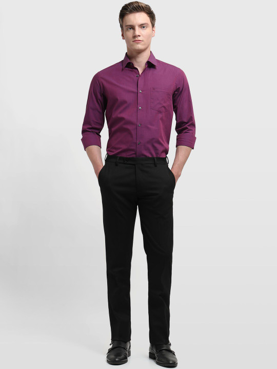 Arrow Men's Dobby Hudson Tailored Fit Trousers