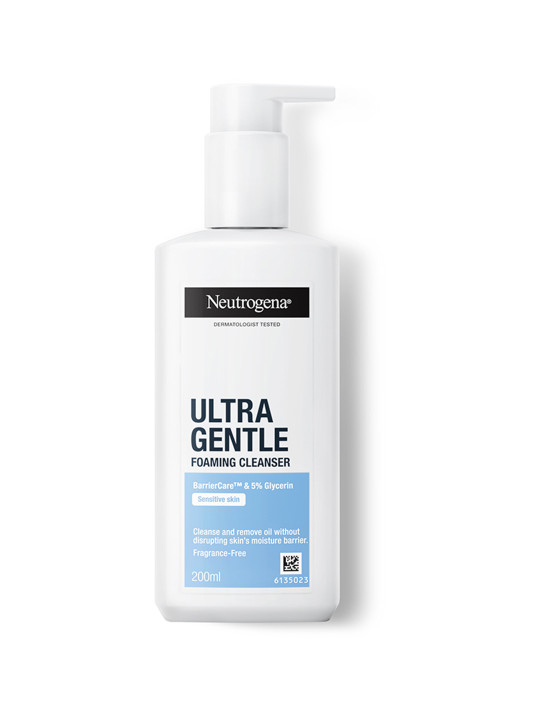 Neutrogena Ultra Gentle Foaming Cleanser with 5% Glycerine - 200 ml
