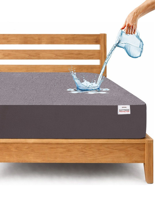 Mattress Protector Terry Cotton Feel Waterproof Mattress Protector Single Bed -78x36 Inch