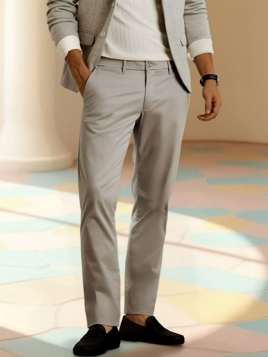 Louis Philippe Sport Men Slim Fit Trousers