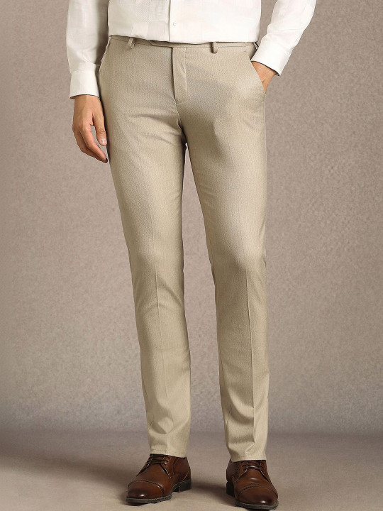 Louis Philippe Men Slim Fit Trousers