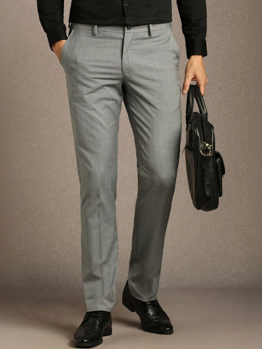 Louis Philippe Men Slim Fit Trousers