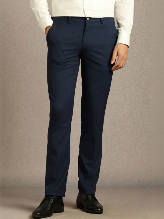 Louis Philippe Men Slim Fit Trousers