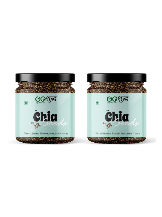 GOSHUDH Set Of 2 Chia Seeds -250g Each