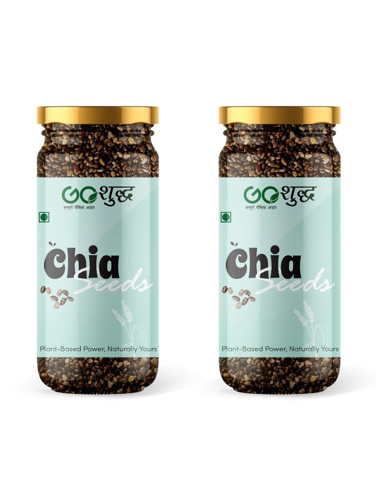 GOSHUDH Set Of 2 Chia Seeds-125g Each