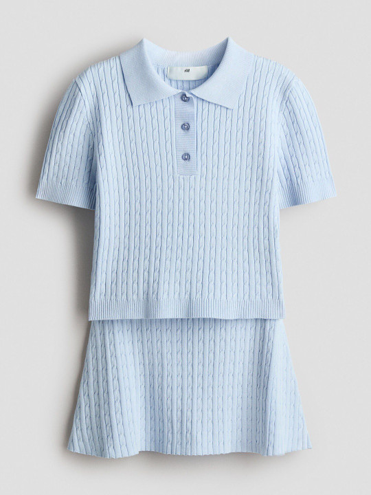 H&M 2-Piece Cable-Knit Set