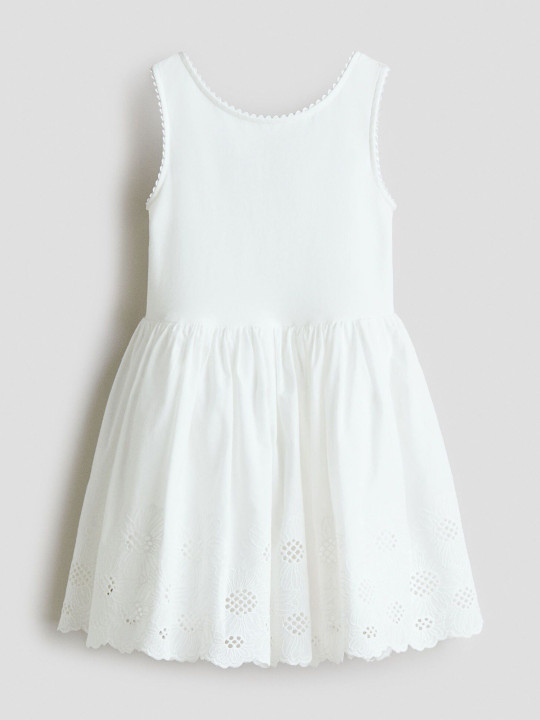 H&M Broderie Anglaise Cotton Dress