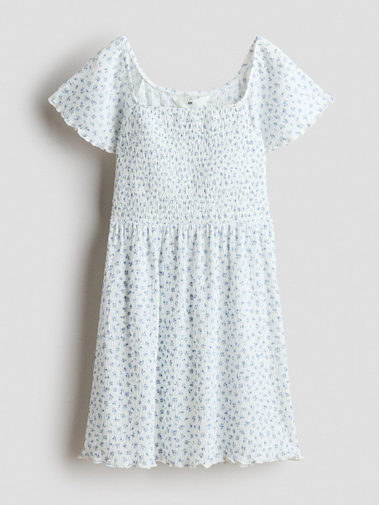 H&M H&m Smocked-bodice Dress