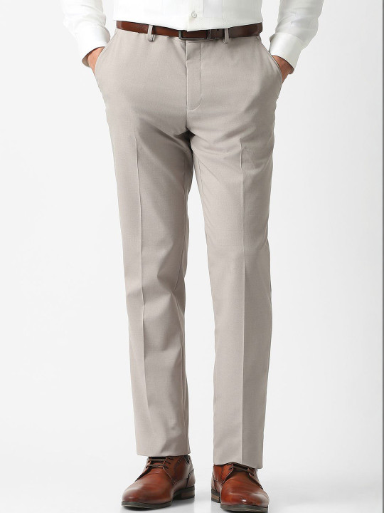 V Dot Men Slim Fit Trousers
