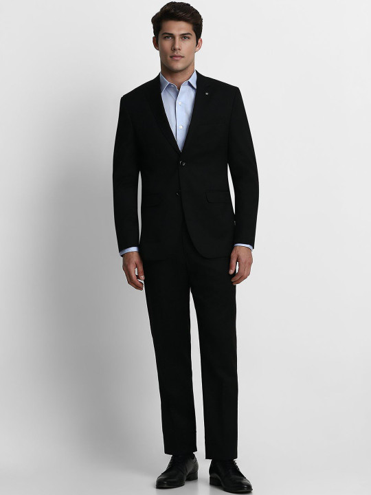 Louis Philippe Slim-Fit Single-Breasted Two-Piece Suit