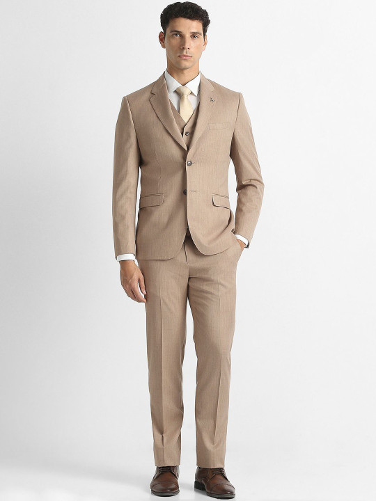 Van Heusen Slim-Fit Single-Breasted Three-Piece Suit