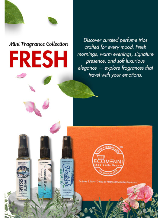 3Pc Eau De Parfum - 8 ml Each