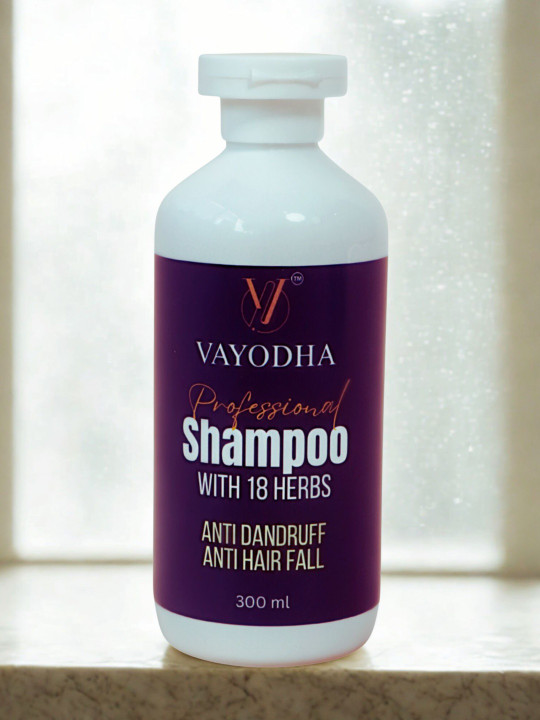 VAYODHA Anti Dandruff Hair Fall Shampoo Enriched With Hibiscus - 300 ml