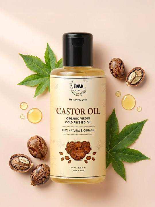 TNW The Natural Wash Organic Virgin Cold Pressed Castor Oil - 100 ml