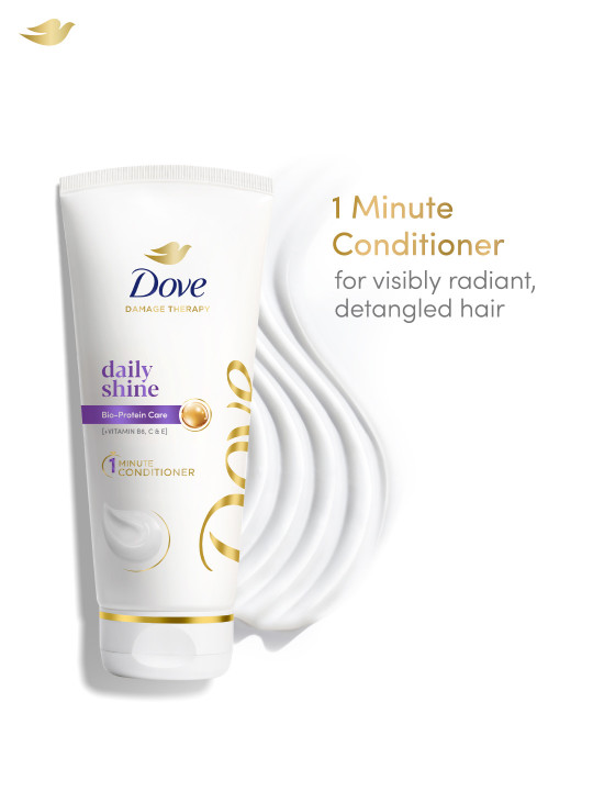 Dove Daily Shine Conditioner With Bio Protein - 175 ml