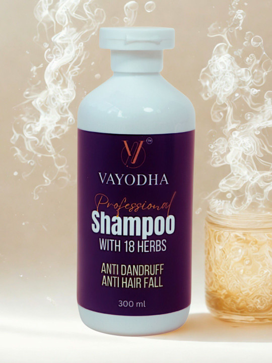 VAYODHA Anti Dandruff Hair Fall Shampoo Enriched With Hibiscus - 300 ml
