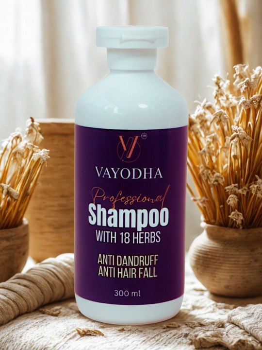 VAYODHA Anti Dandruff Hair Fall Shampoo Enriched With Hibiscus - 300 ml