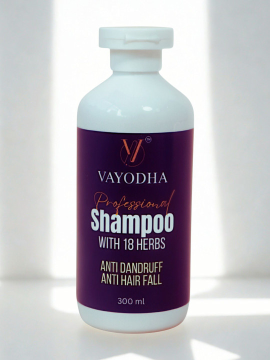VAYODHA Anti Dandruff Hair Fall Shampoo Enriched With Hibiscus - 300 ml