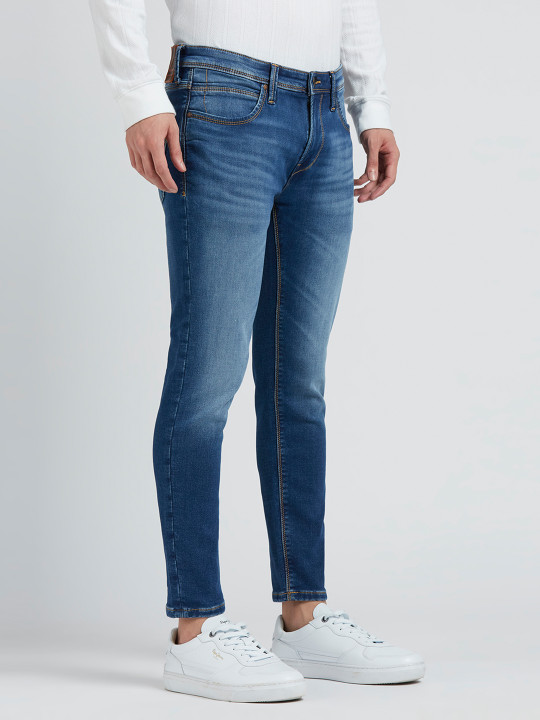 Pepe Jeans Men Oliver Skinny Fit Light Fade Stretchable Jeans